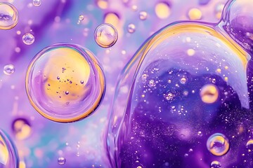 Wall Mural - abstract background with bubbles