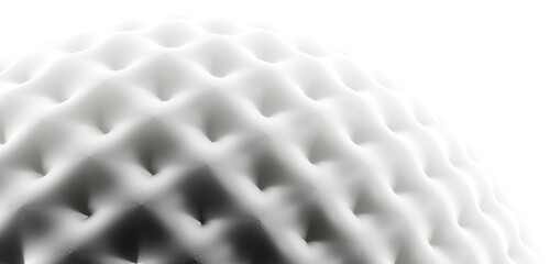 Poster - abstract white background geometric pattern of design 3d render