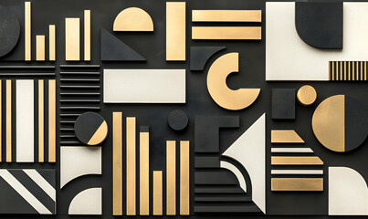 Poster - Geometric Tile Artistry, Intricate laser-engraved designs transform tiles into modern art pieces, showcasing creativity and craftsmanship.