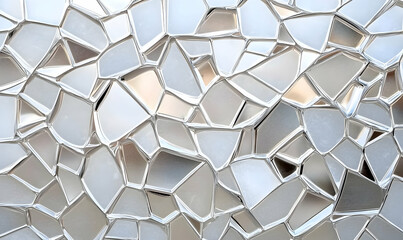 Poster - Geometric Elegance, intricate laser-engraved patterns on translucent glass, showcasing precision and artistry in design, a modern aesthetic marvel.
