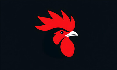 Poster - Modern H5N1 Avian Virus Icon, a simplified design illustrating the avian influenza virus, emphasizing clarity and contemporary aesthetics in biological representation