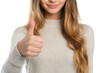 © svonidze - Young woman showing thumb up