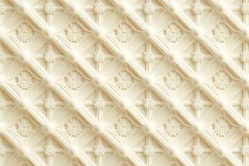 Poster - sophisticated classical 3d pattern. ancient ornament. background image. created with generative ai t