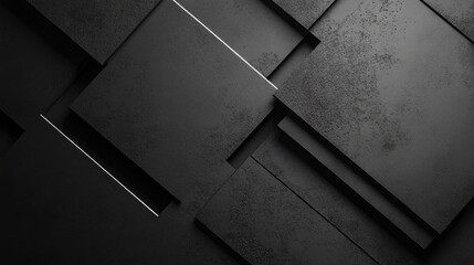 Aufkleber - Textured Black Cement Board Background with Clean Copyspace for Design and Advertising Use