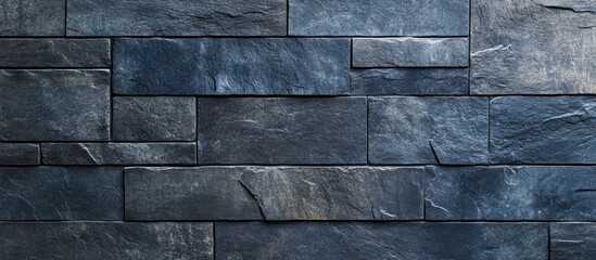 Aufkleber - Dark Slate Wall Texture with Anthracite Gray Color Suitable for Backgrounds and Copy Space in Design Projects