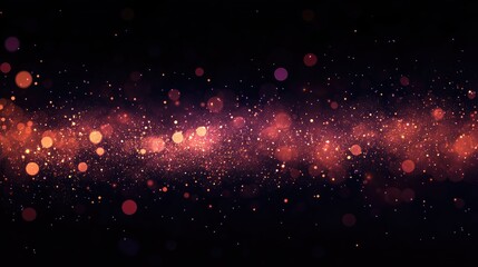 Aufkleber - Bokeh light abstract background with vibrant colors creating a dreamy and artistic atmosphere suitable for various design projects.