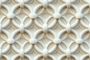Poster - sophisticated classical geometric 3d pattern. ancient ornament. background image. created with gener