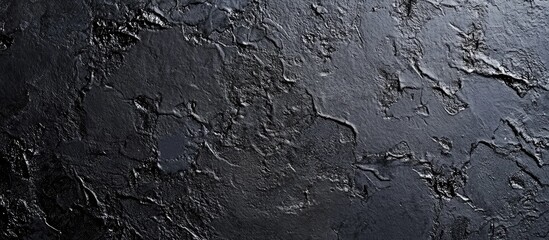 Fototapete - Black cement wall texture with no entry sign and empty copyspace for text ideal for backgrounds or design projects