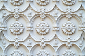 Poster - sophisticated classical 3d pattern. ancient ornament. background image. created with generative ai t