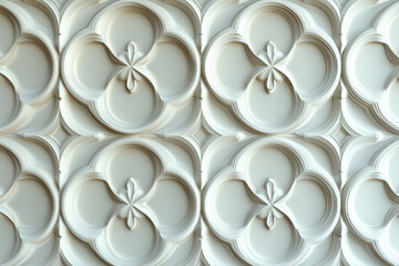 Poster - sophisticated classical 3d pattern. ancient ornament. background image. created with generative ai t