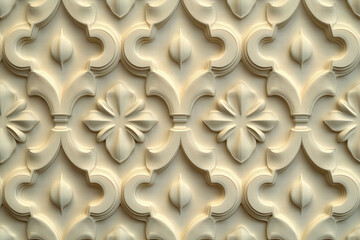 Poster - sophisticated classical 3d pattern. ancient ornament. background image. created with generative ai t