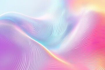 Poster - vibrant rainbow gradient waves create a modern minimalist background perfect for text overlay and br