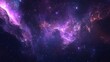 © pibi37.studio - Expansive purple nebula in deep space with bright stars and cosmic clouds