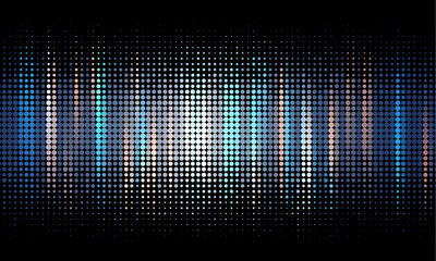 Leinwandbilder - Vector abstract futuristic particle background.