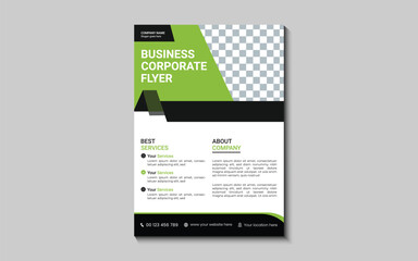 Business flyer design. modern and professional flyer