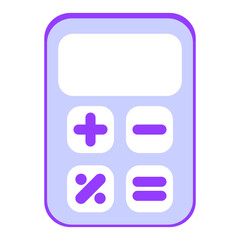 Poster - Calculator icon. Vector illustration