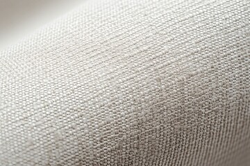 Poster - Soft beige fabric with intricate texture creates a calming atmosphere in design. Generative AI