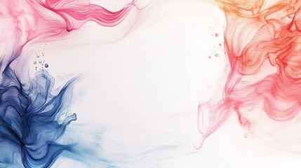 Poster - Pink smoke swirls in an abstract, artistic flow