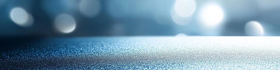 Poster - Bokeh background with soft focus shimmering lights in a serene atmosphere
