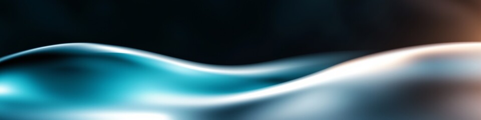 Poster - Abstract waves in fluid design with smooth surfaces and vibrant colors