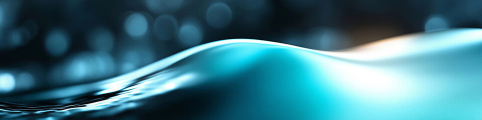 Poster - Water surface with abstract background creating tranquil waves and reflections for artistic visual effects