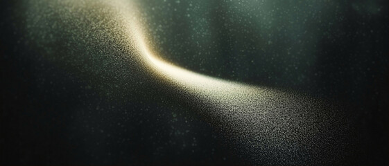 Poster - Light particles creating an abstract background with shimmering effects in a dark atmosphere showcasing movement and depth