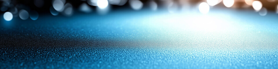 Poster - Blue texture with bokeh effect creating a vibrant and smooth surface in a captivating backdrop