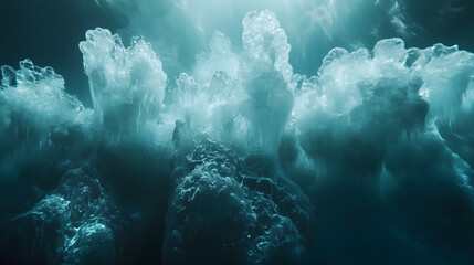 Wall Mural - coral reef in the sea