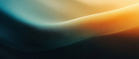 Poster - Fabric texture abstract background with soft gradient colors and smooth curves