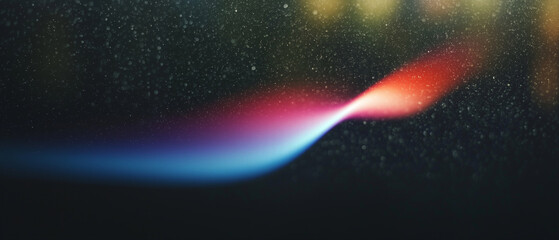 Poster - Light trails in abstract style with vibrant colors showcasing motion and depth
