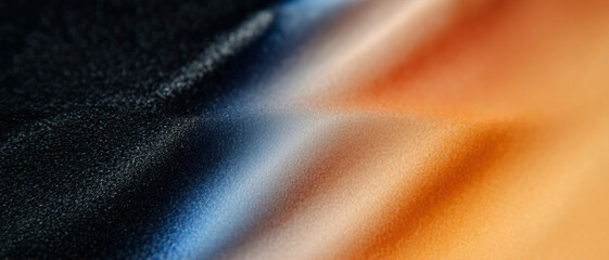 Poster - Textured fabric with colorful background showcasing vibrant tones and smooth surface details