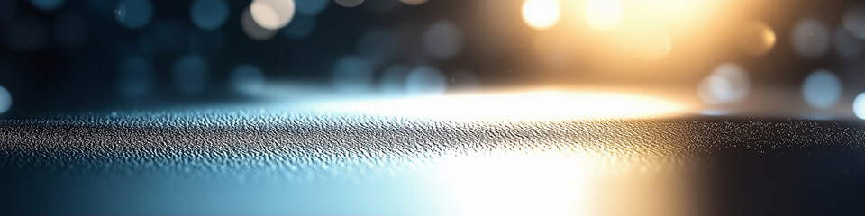 Poster - Bokeh background with shimmering lights in soft focus and artistic glow