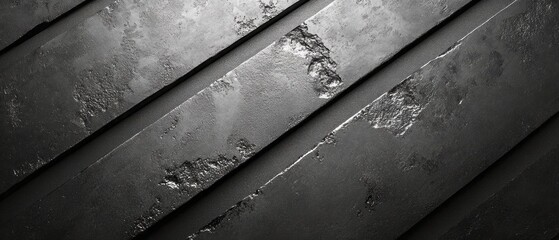 Poster - Textured surface with deep grooves and visible wear, creating an industrial look and feel