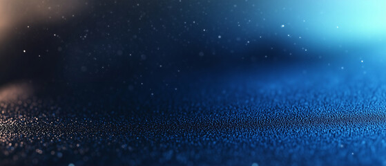 Poster - Abstract texture on blue background with sparkling light and depth effect