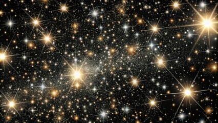 Wall Mural - a celestial tapestry of sparkling stars and glimmering dust in the vast expanse of the night sky