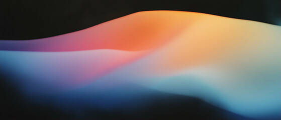 Poster - Abstract waves graphic background design in vibrant colors for modern aesthetics