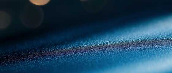 Poster - Surface texture with abstract blue background and subtle details reflecting light