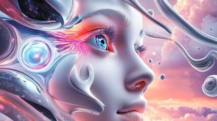 Poster - 3D-style poster with popping elements and eye-catching details.