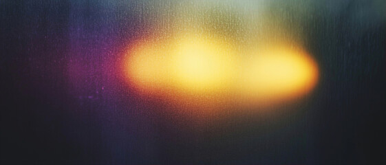 Poster - Light effect with reflection in blurred color background for creative design and photography