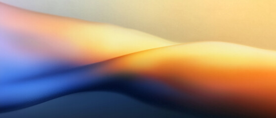 Poster - Abstract waves flowing in vibrant colors with smooth gradient background and artistic design
