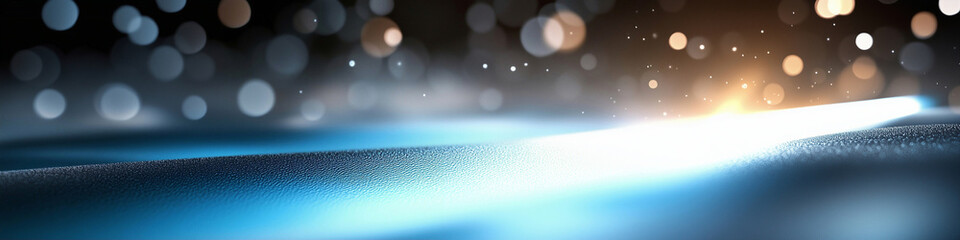 Poster - Light bokeh effect in a soft focus background with ethereal glow