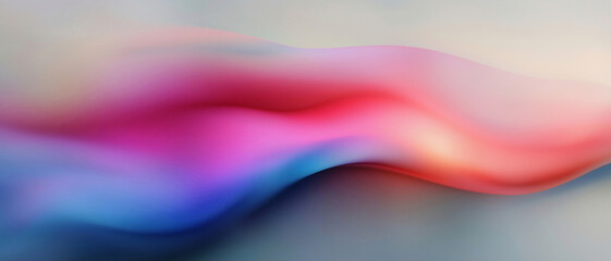 Poster - Abstract wave background in soft colors with smooth flow and dreamy texture