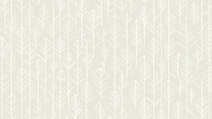 Wall Mural - Muted Mint Green Subtle Arrows on Light Sand Abstract Digital Backdrop