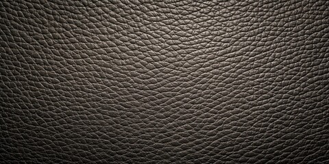 Aufkleber - Dark Gray Leather Texture Background Close-Up View of Grain and Pattern
