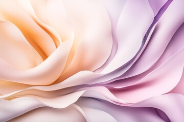 Aufkleber - An abstract design of UV rays penetrating through clouds, rendered in simple wavy lines and subtle purple hues