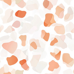 Aufkleber - Abstract overlapping pastel shapes pattern with soft texture