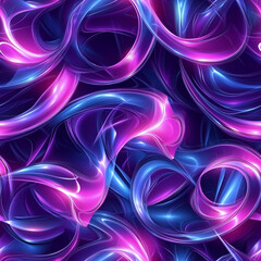 Poster - Colorful abstract swirling texture with vibrant pink and blue gradients