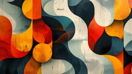 Poster - Abstract art colorful modern contemporary design wallpaper background texture pattern
