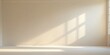 © Ta Sher - Blank room wall with sunlight coming through the window