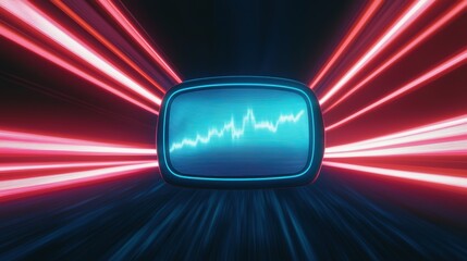 Poster - Dynamic Virtual Reality Advertising Campaign with Neon Visuals